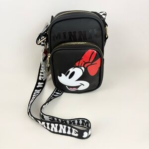 Primark Minnie Mouse Black Crossbody Bag New With Tags
